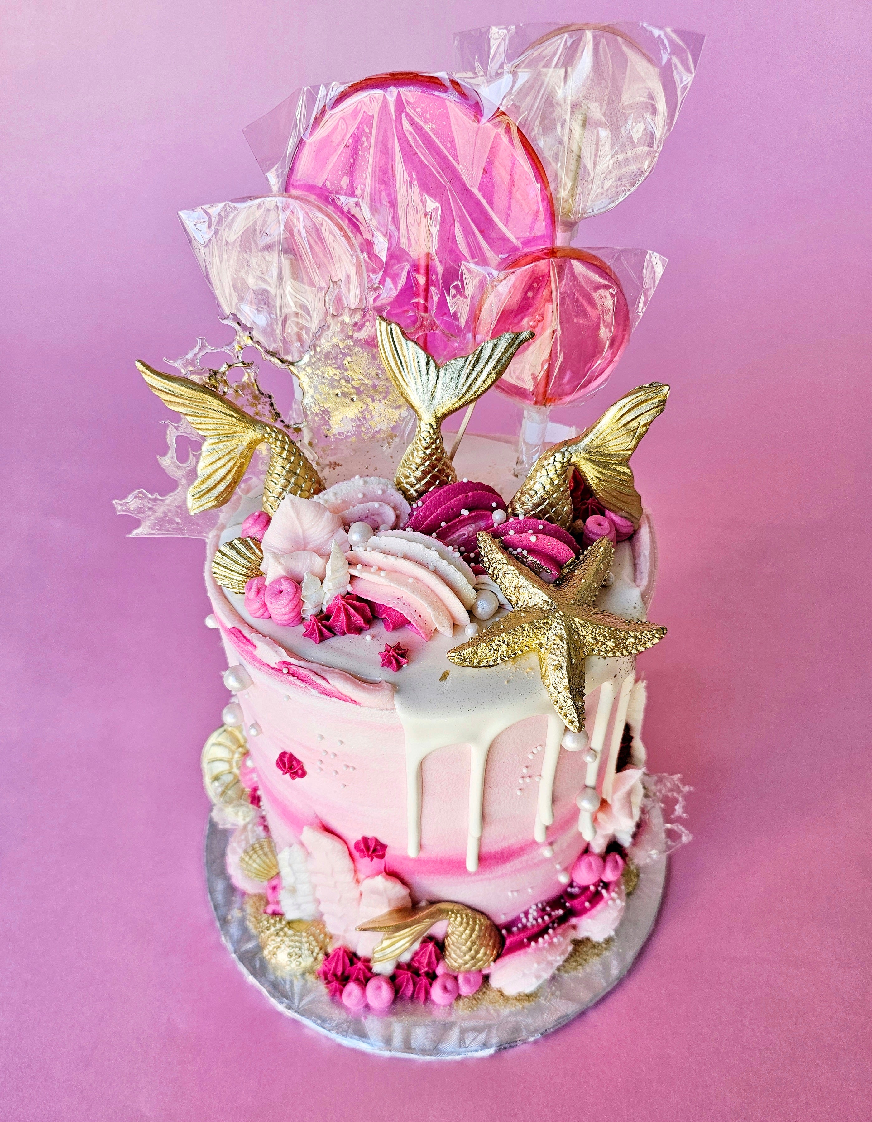 Cake design Gâteau d'anniversaire Sirène